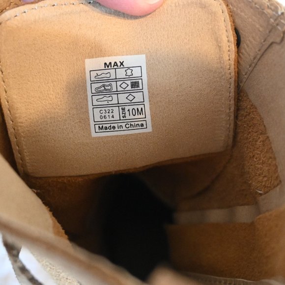 Rocket Dog Max Suede Biker Cognac Tan Lace Up Buckle Women Ankle Boots Sz 10 M - Picture 3 of 8